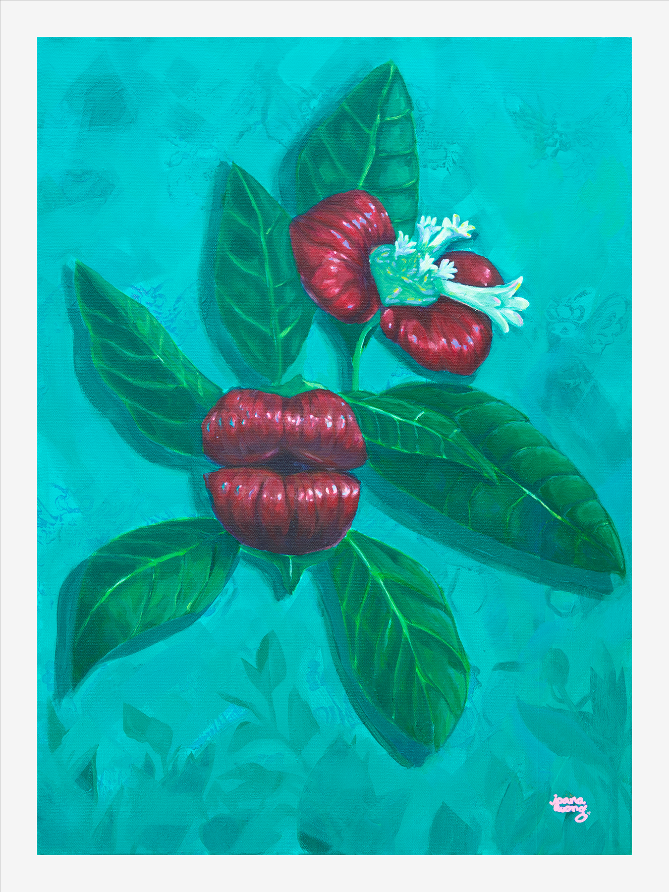 Joa Wong - Miami Artist red lips lowres