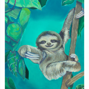 sloth print low res