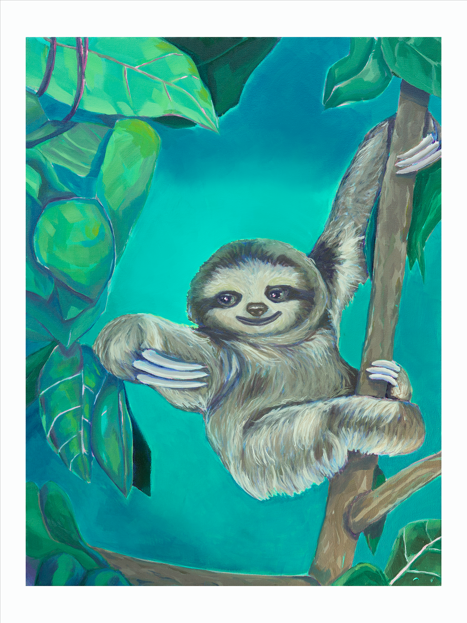 Joa Wong - Miami Artist sloth print low res